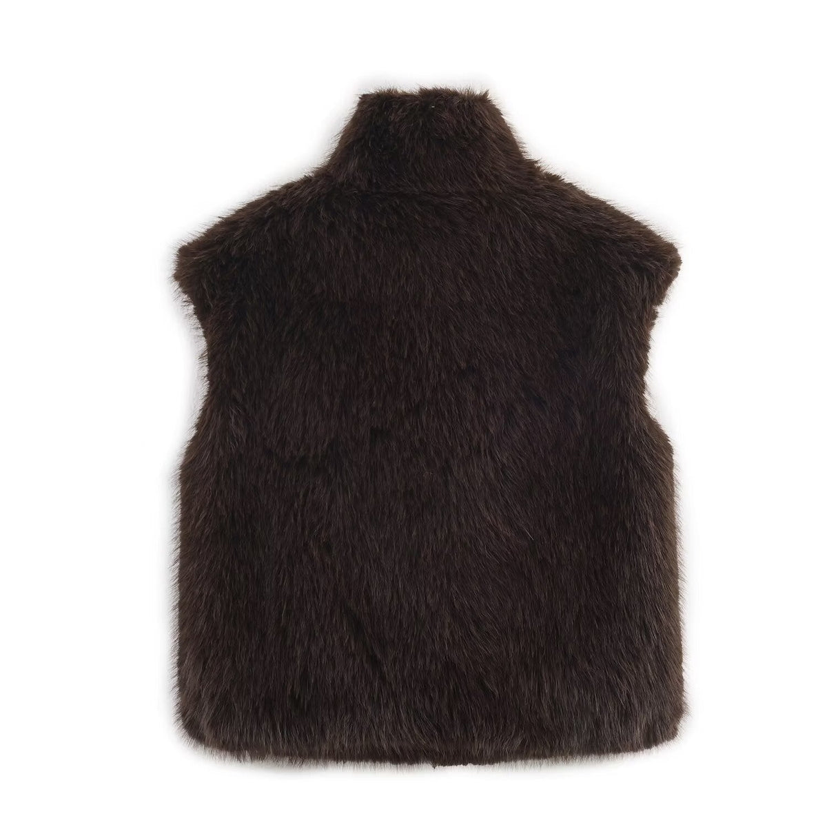Women's High-Neck Plush Faux Fur Vest – BYMANYC New York | Minor & Co.