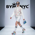 Women's White Fleece Cable Knit Bomber Jacket – BYMANYC New York | Minor & Co.