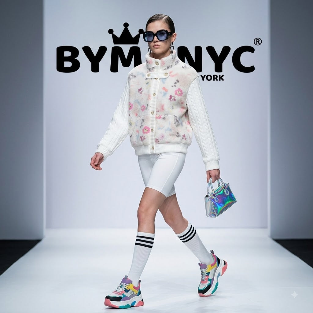 Women's White Fleece Cable Knit Bomber Jacket – BYMANYC New York | Minor & Co.