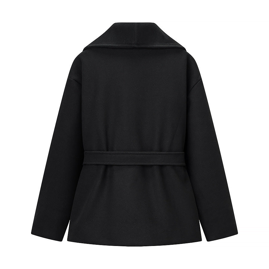 Women's Wool-Blend Belted Short Coat – BYMANYC New York | Minor & Co.