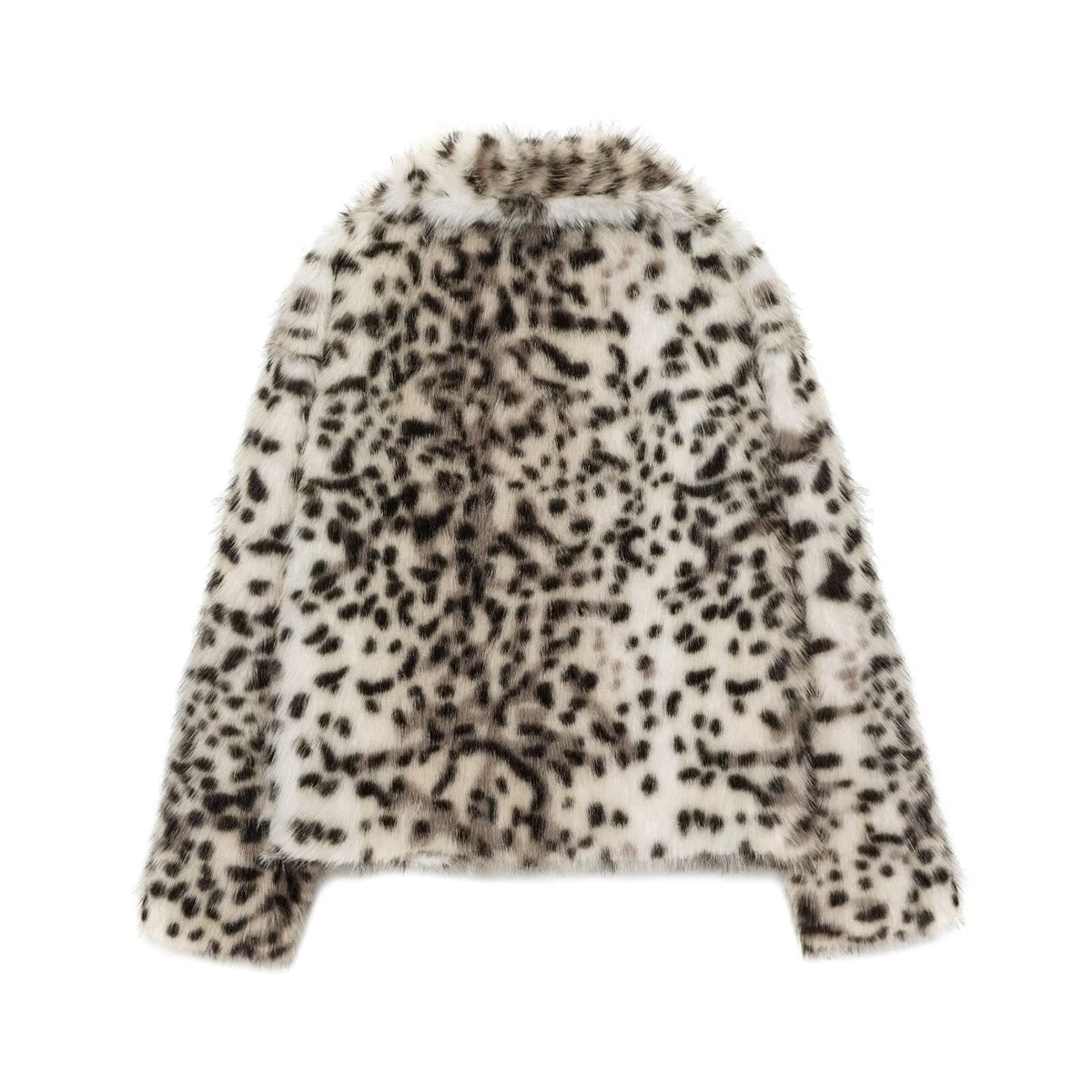 Women's Snow Leopard Faux Fur Short Jacket – BYMANYC New York | Minor & Co.