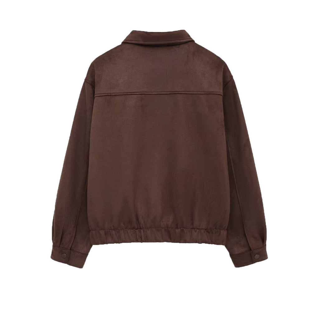 Women's Suede Bomber Jacket – BYMANYC New York | Minor & Co.