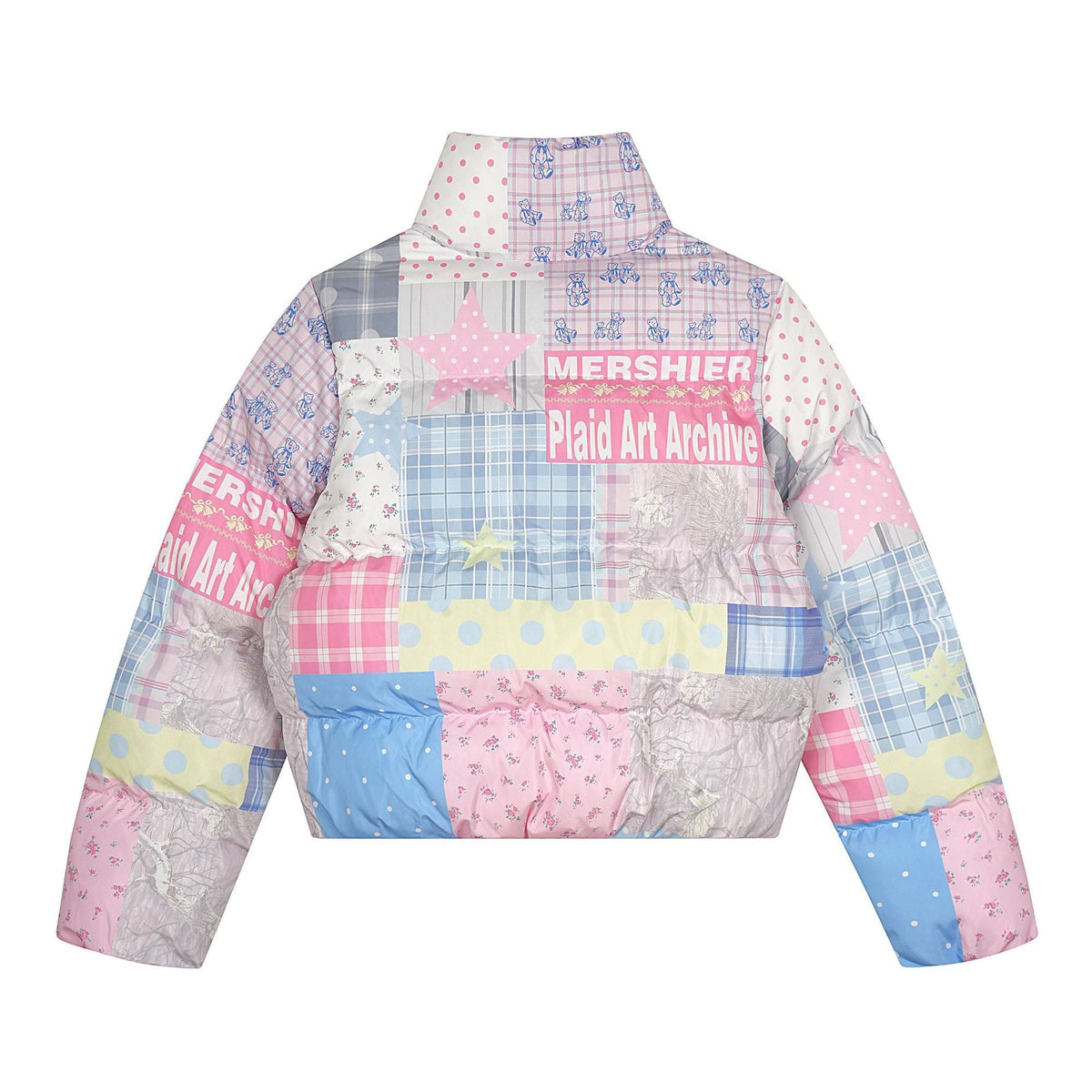 Women's Puffer Jacket Pastel Patchwork – BYMANYC New York | Minor & Co.
