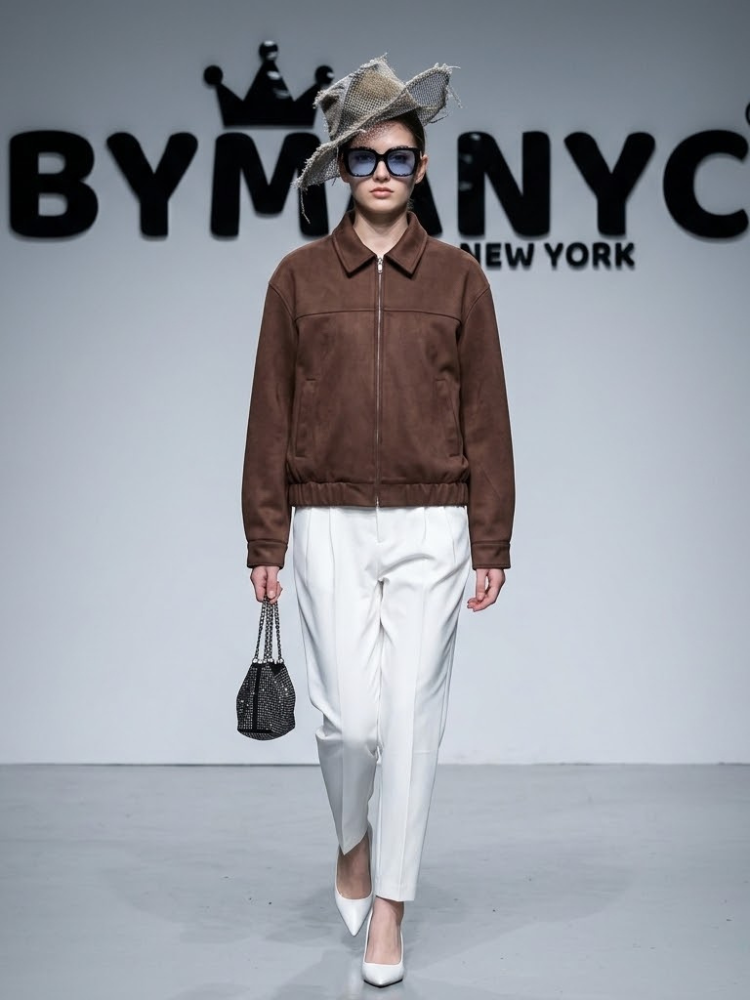 Women's Suede Bomber Jacket – BYMANYC New York | Minor & Co.