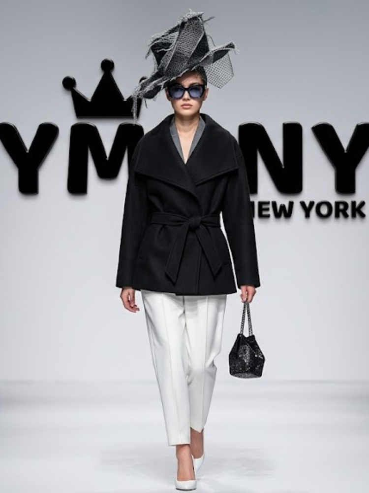 Women's Wool-Blend Belted Short Coat – BYMANYC New York | Minor & Co.