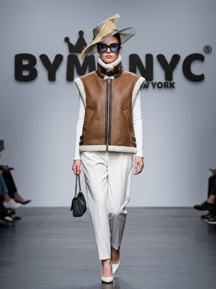 Women's Faux Shearling Leather Vest – BYMANYC New York | Minor & Co.