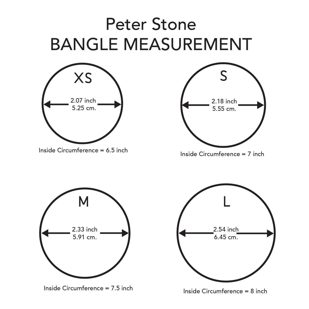 Seven Archangels Engraved Bangle – Sterling Silver | Minor & Co.