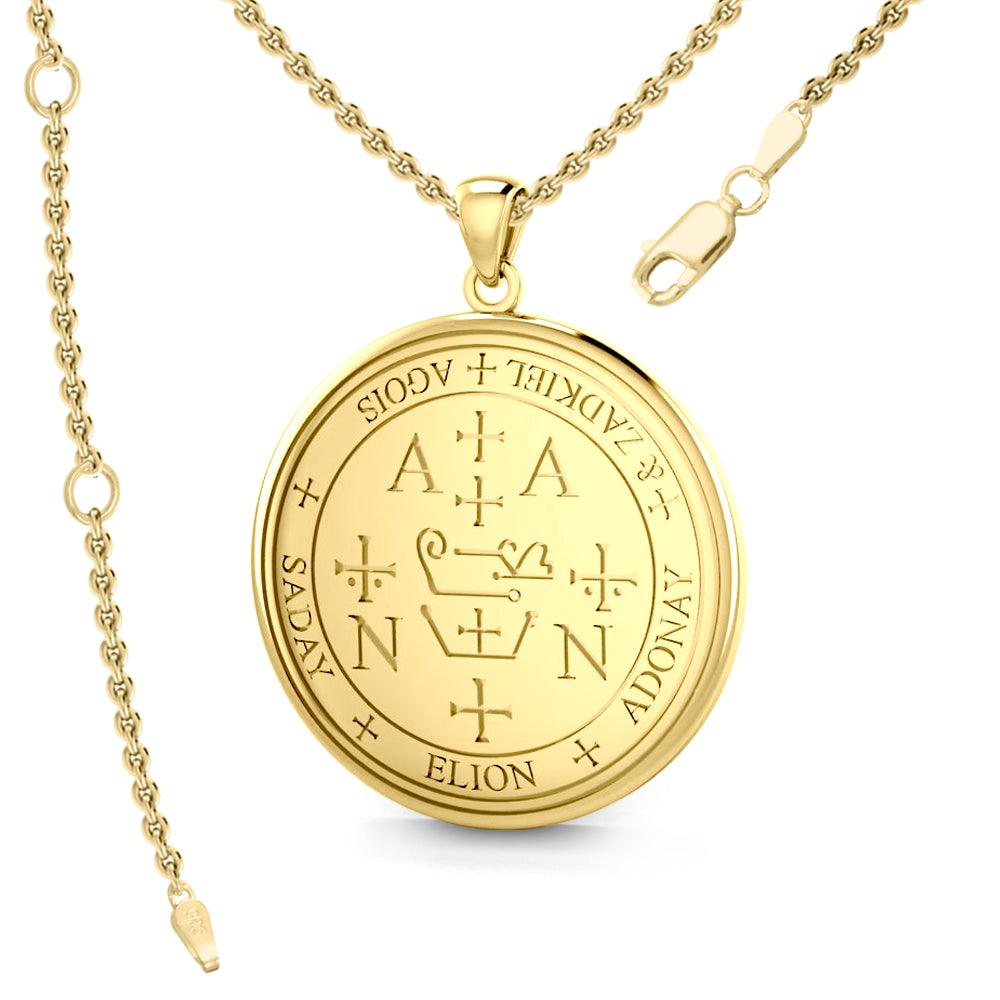 Archangel Zadkiel Sigil Pendant – Solid Gold | Minor & Co.
