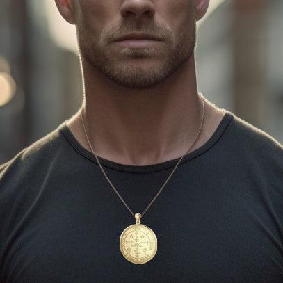 Archangel Uriel Sigil Solid Gold Pendant | Minor & Co.
