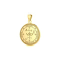 Archangel Michael Sigil Solid Gold Small Pendant | Minor & Co.