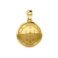 Archangel Raphael Sigil Small Solid Gold Pendant | Minor & Co.