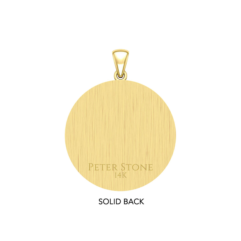 The Seven Archangels Solid Gold Pendant - (Solid Back) | Minor & Co.