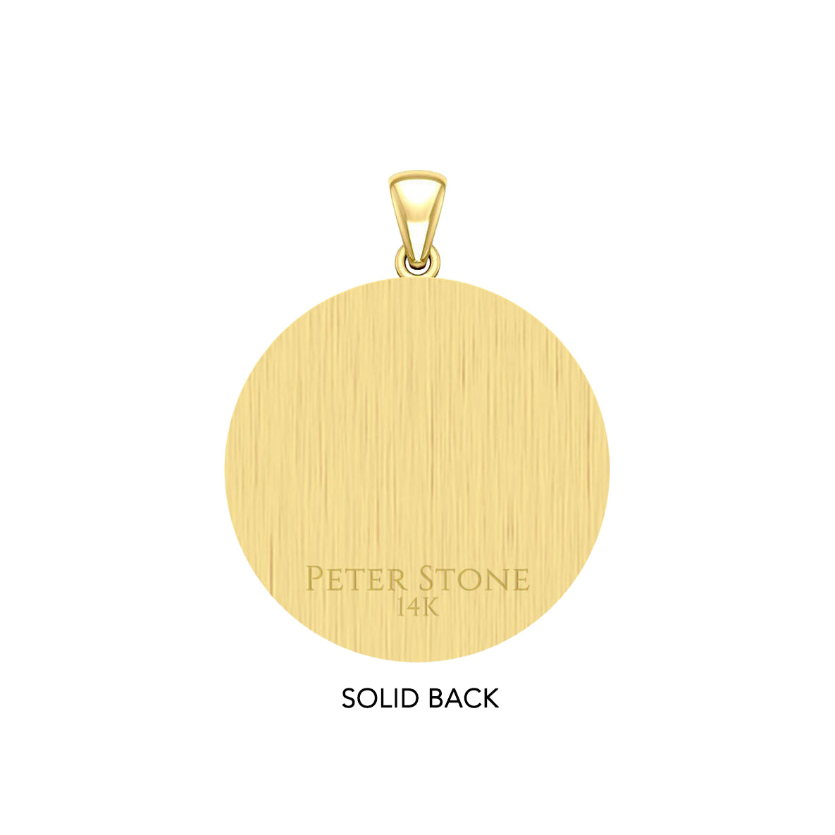 The Seven Archangels Solid Gold Pendant - (Solid Back) | Minor & Co.