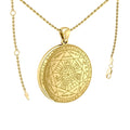 The Seven Archangels Solid Gold Pendant - (Solid Back) | Minor & Co.