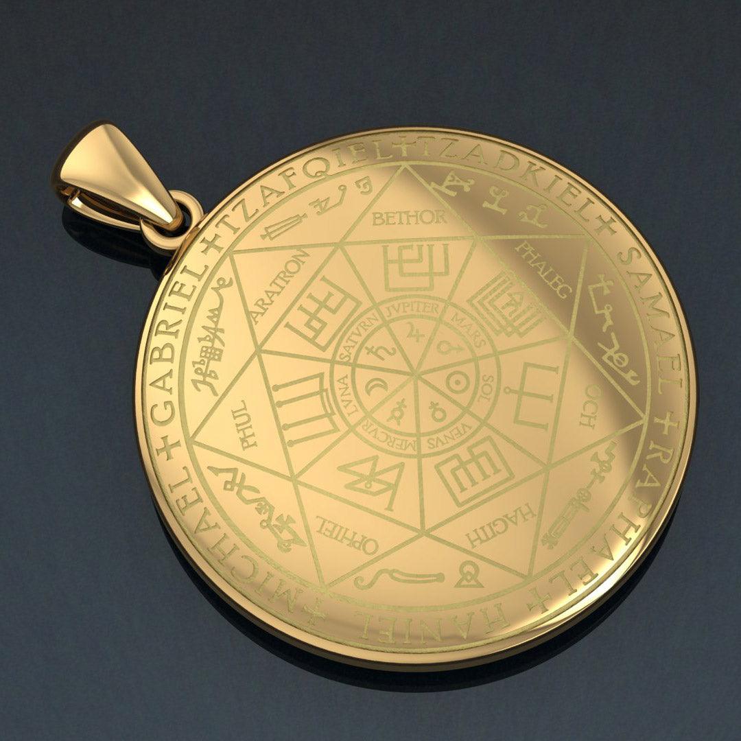The Seven Archangels Solid Gold Pendant | Minor & Co.