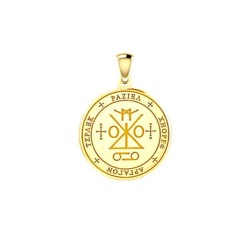 Archangel Raziel Sigil Solid Gold Pendant (Small) | Minor & Co.