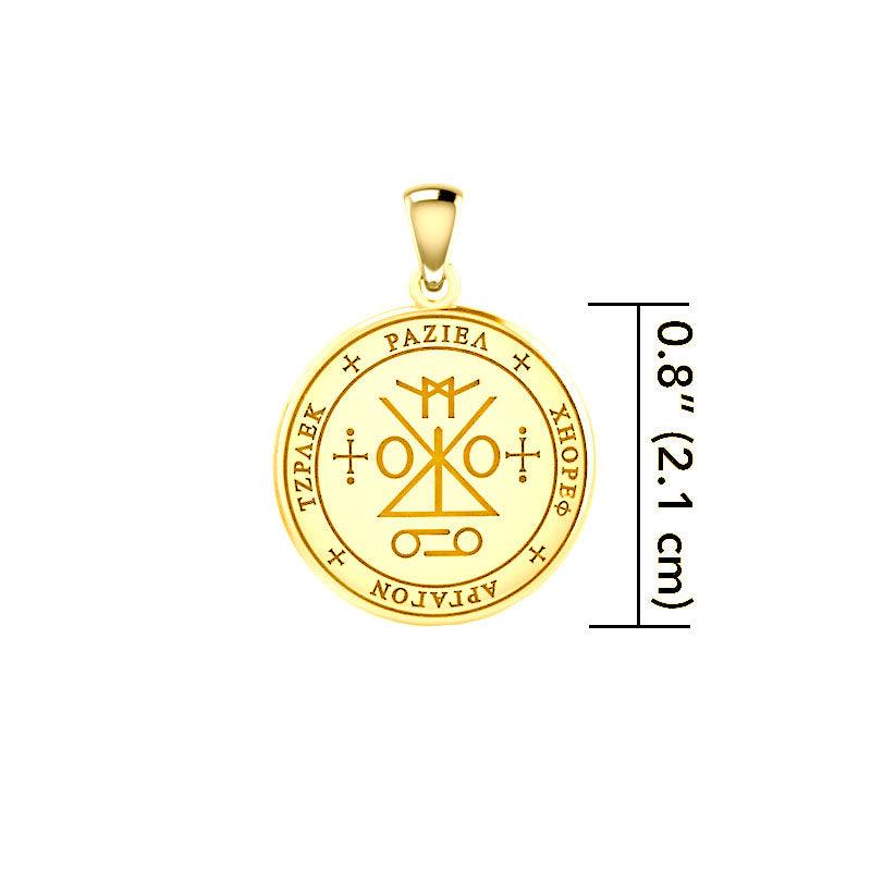Archangel Raziel Sigil Solid Gold Pendant (Small) | Minor & Co.