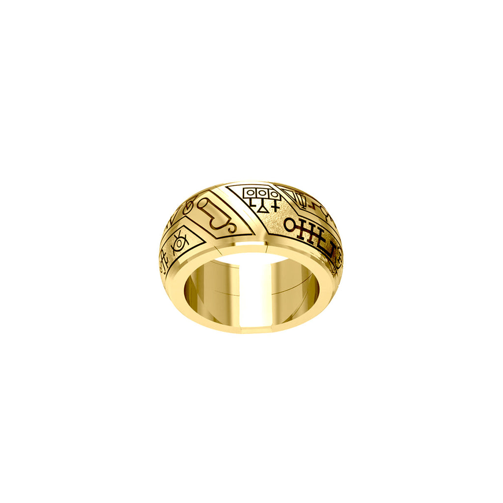 Archangels & Demons Puzzle Ring – Solid Yellow Gold | Minor & Co.