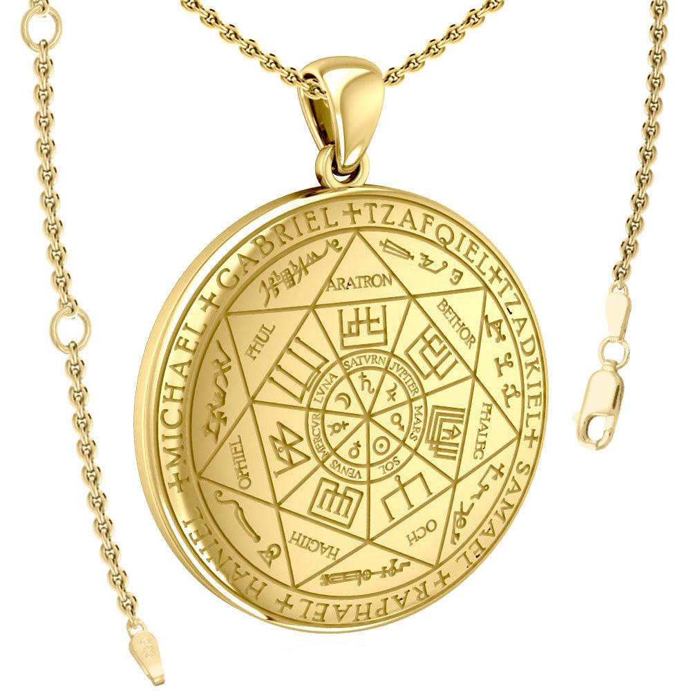 The Seven Archangels Solid Gold Pendant | Minor & Co.