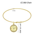 Archangel Michael Sigil 14K Gold Charm Bracelet | Minor & Co.