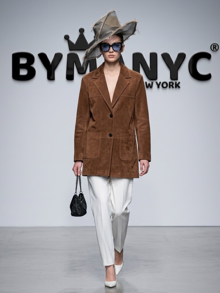 Women's Brown Jacket – BYMANYC New York | Minor & Co.