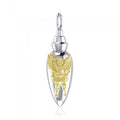 Archangel Michael Sterling Silver and Gold Vial Pendant | Minor & Co.