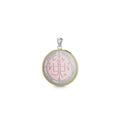 Archangel Gabriel Sigil Pendant – Sterling Silver, Gold Accents | Minor & Co.