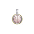 Archangel Raphael Sigil Pendant – Sterling Silver, Gold Accents | Minor & Co.