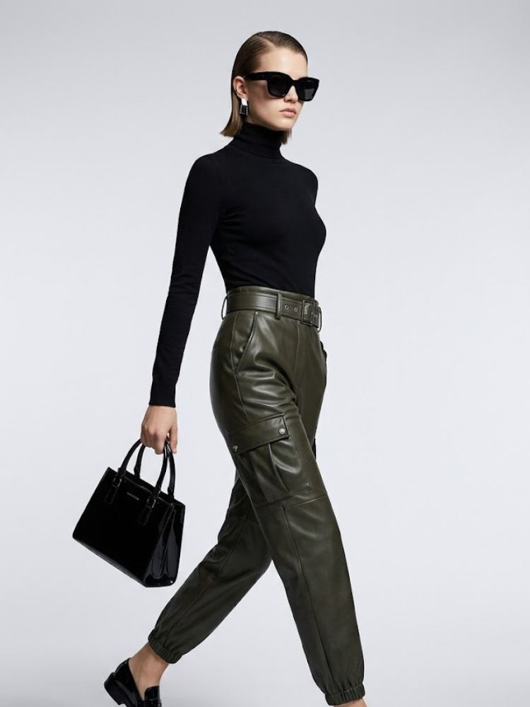 Women's Leather Cargo Pants – BYMANYC New York | Minor & Co.