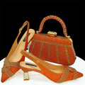 Women's Shoes and Bag Set with Rhinestone ED129 | Minor & Co.