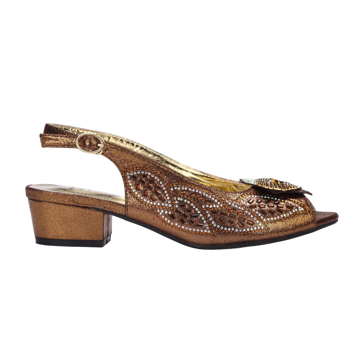 Elegant Low Heels Ladies Shoes And Bag Set - ED110 | Minor & Co.