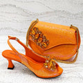 Newest Style Elegant Women High Heels And Bag Set EDS345 | Minor & Co.