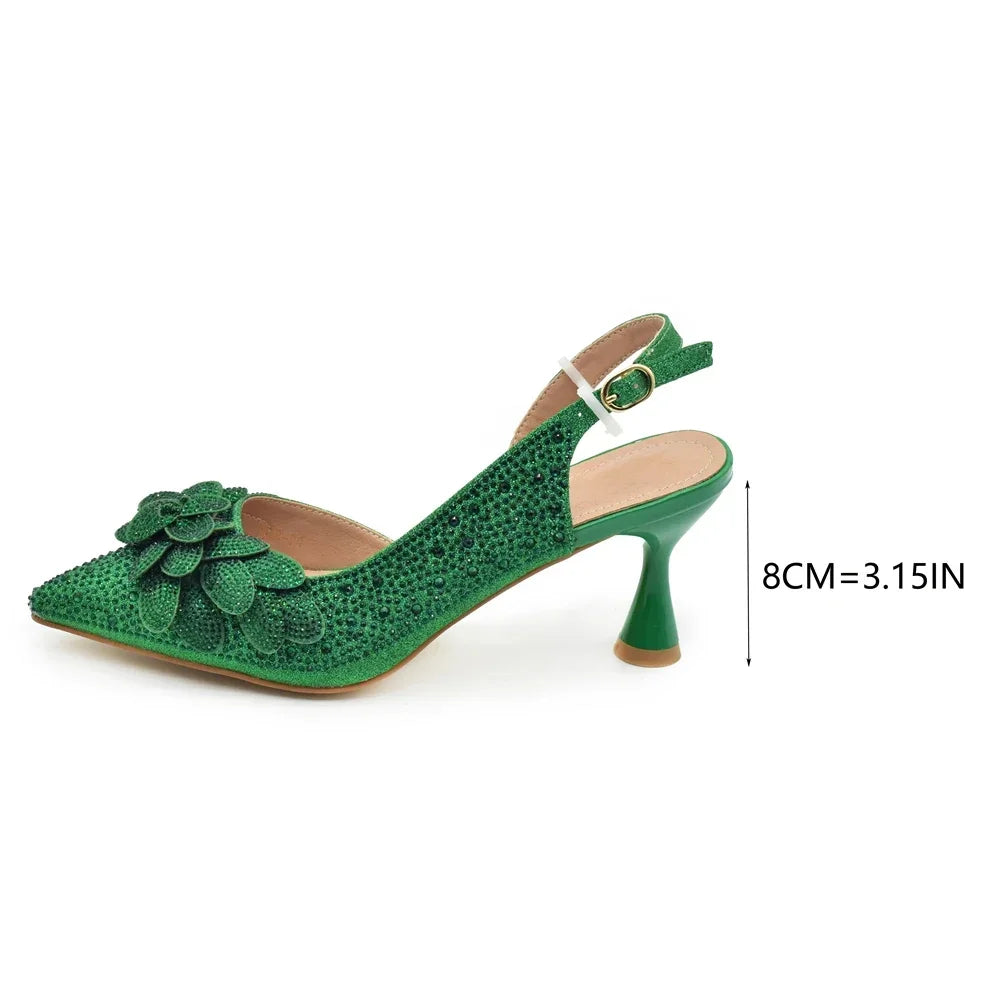Women's Wedding Pointed Toe Shoes and Bag Set- ED123 | Minor & Co.