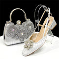 Italian Fashion Women's Elegant Heels & Clutch Bag Set EDS317 | Minor & Co.