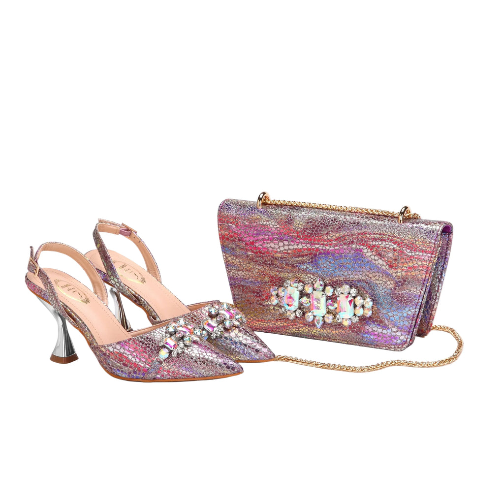 Women's Shoes and Bag Set with Pointed Toe EDN349 | Minor & Co.