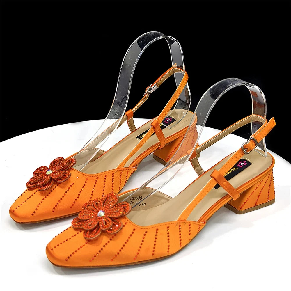 Italian Fashion Women's Elegant Heels & Clutch Bag Set EDS317 | Minor & Co.