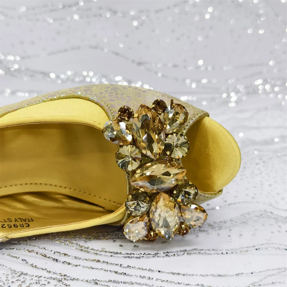 Newest Style Elegant Women High Heels And Bag Set EDS345 | Minor & Co.
