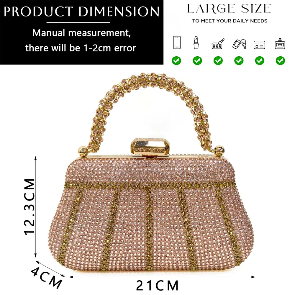 Women's Shoes and Bag Set with Rhinestone ED129 | Minor & Co.
