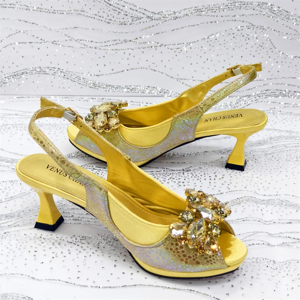 Newest Style Elegant Women High Heels And Bag Set EDS345 | Minor & Co.