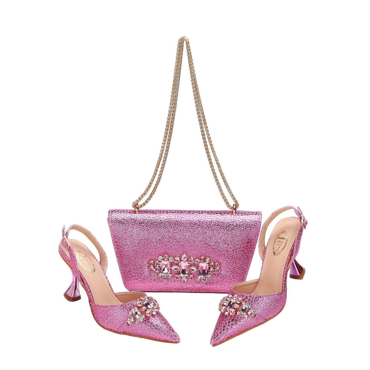 Women's Shoes and Bag Set with Pointed Toe EDN349 | Minor & Co.