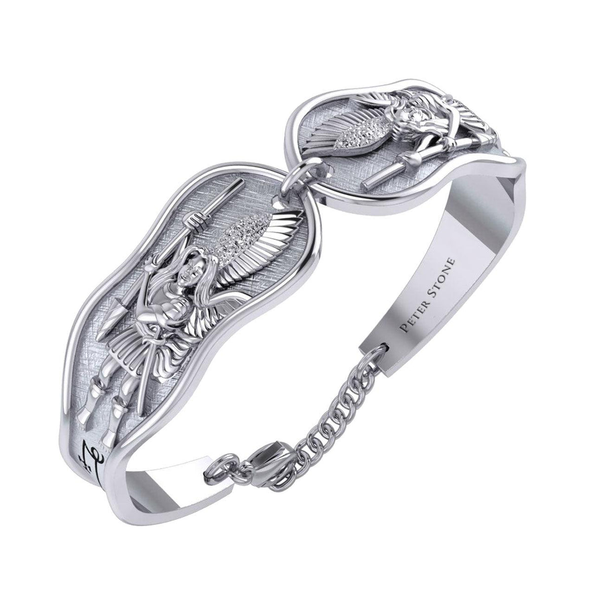 Archangel Michael Sterling Silver Cuff Bracelet | Minor & Co.