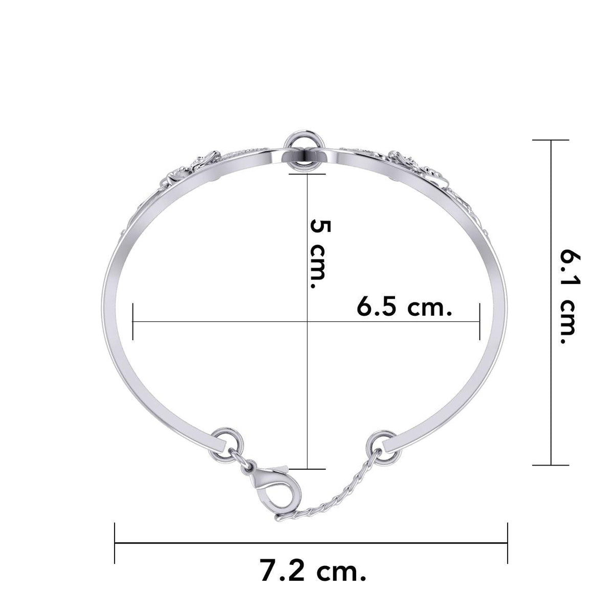 Archangel Michael Sterling Silver Cuff Bracelet | Minor & Co.