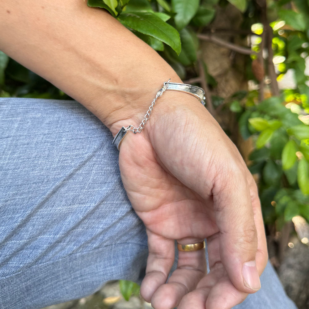 Archangel Michael Sterling Silver Cuff Bracelet | Minor & Co.