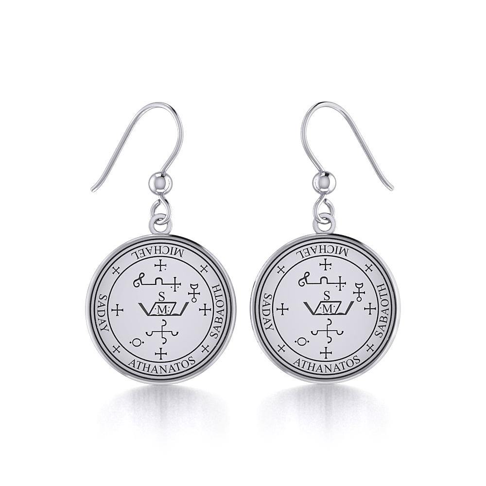 Archangel Michael Sigil Sterling Silver Earrings | Minor & Co.