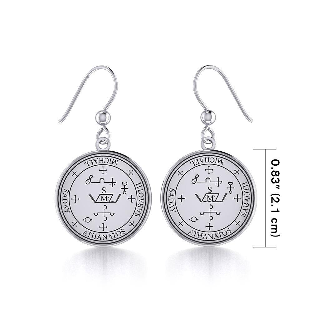 Archangel Michael Sigil Sterling Silver Earrings | Minor & Co.
