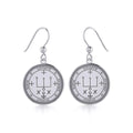 Archangel Raphael Sigil Small Sterling Silver Earring | Minor & Co.