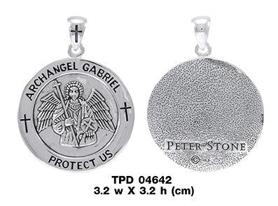 Archangel Gabriel Medallion Pendant Necklace | Minor & Co.