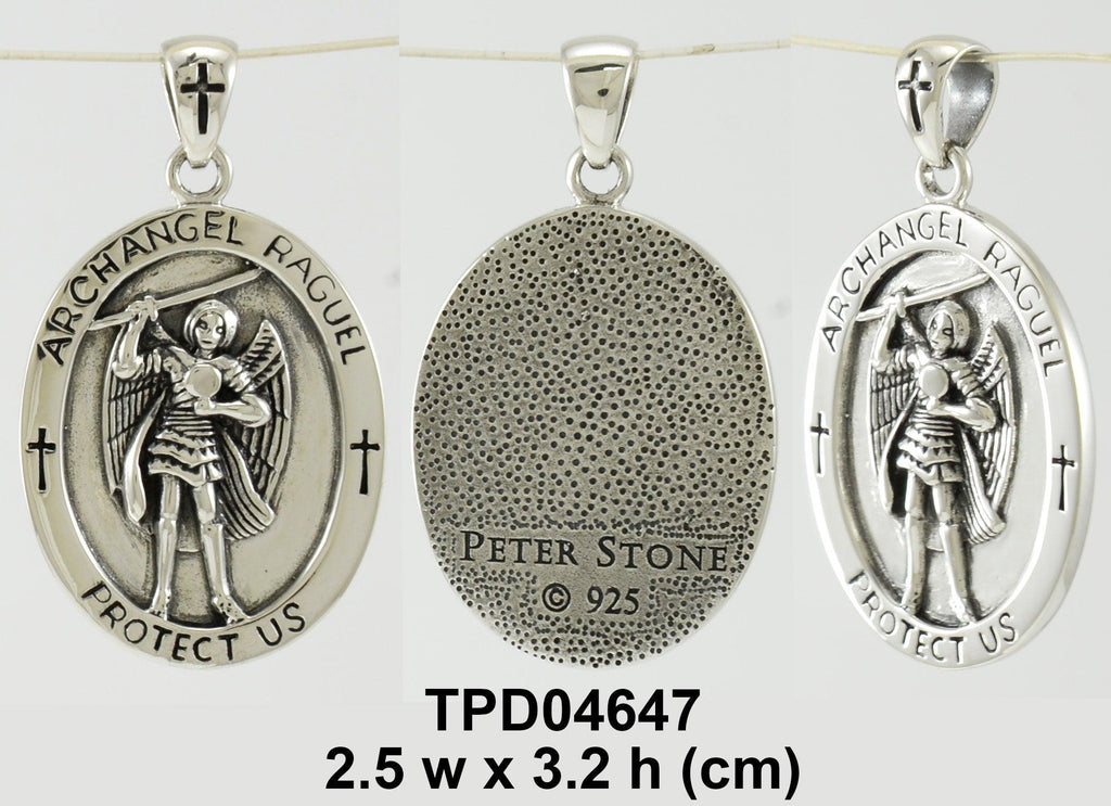 Archangel Raguel Medallion Pendant | Minor & Co.