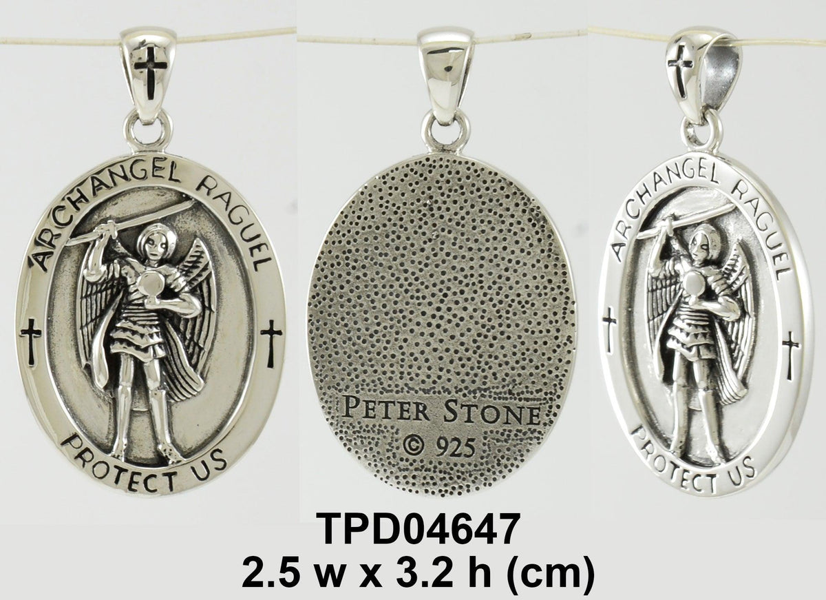 Archangel Raguel Medallion Pendant | Minor & Co.
