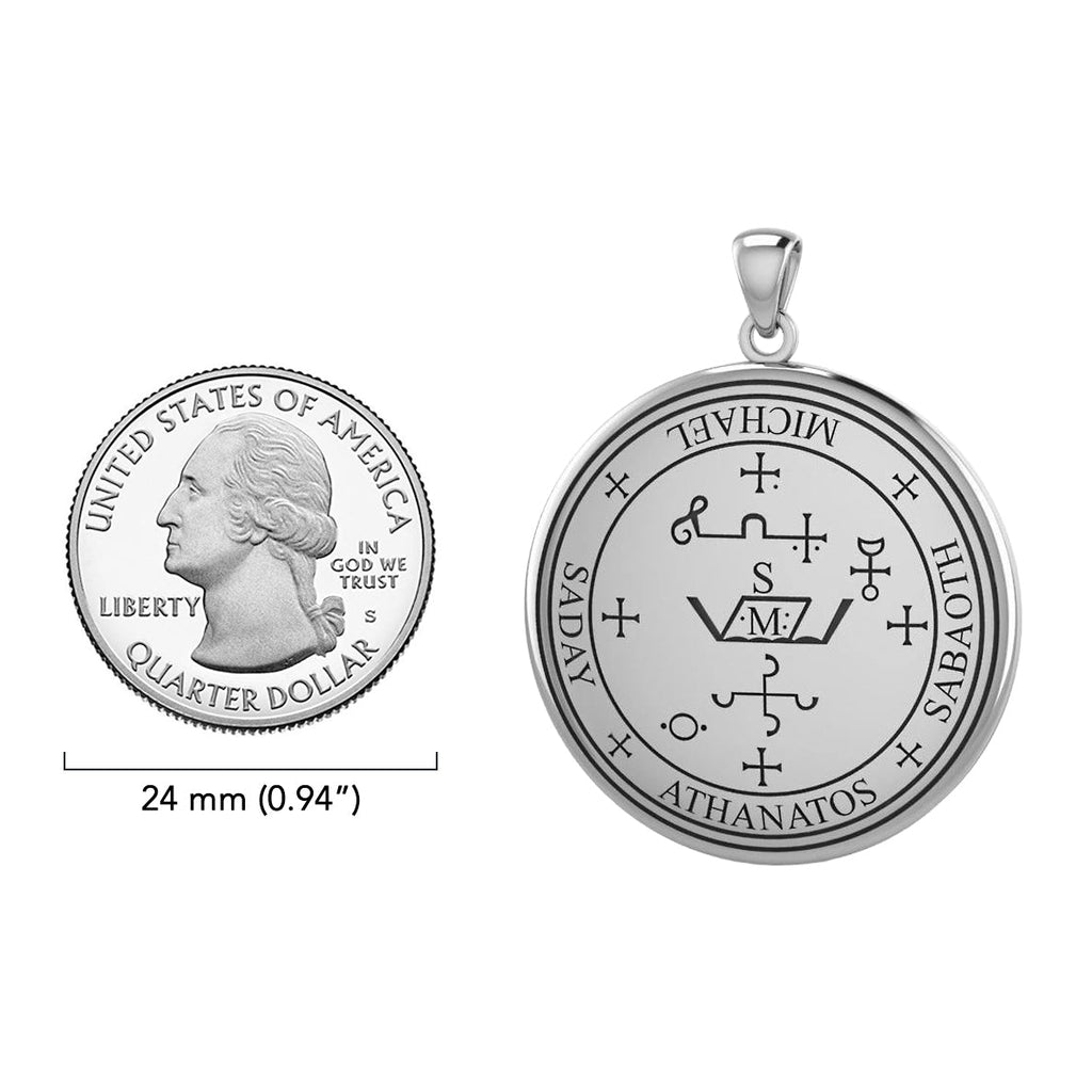 Archangel Michael Sterling Silver Pendant TPD2818 | Minor & Co.